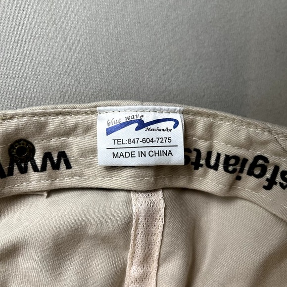 Vintage San Francisco Giants Hat Cap Strapback Cream Adjustable Baseball MLB y2k - Picture 7 of 7